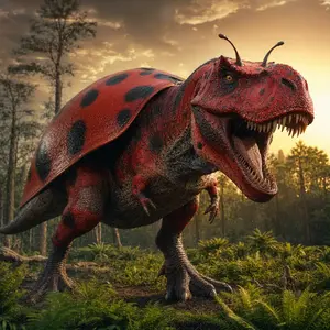 Ladybug + Tyrannosaurus rex